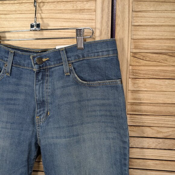 Sonoma SLIM Blue Denim Cutoff Shorts 11 in. Inseam Size 33 - Picture 3 of 12